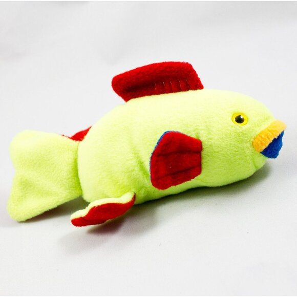 Kuddle Me Toys Colorful Huggable Plush Fish Toy 8" Long - Picture 3 of 6